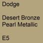 Preview: Dodge, Desert Bronze Pearl Metallic, E5.